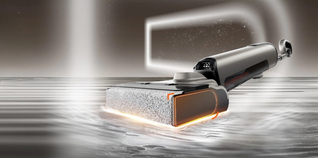 Odkurzacz mopujący UWANT D700 Swoboda ruchu w domu Konstrukcja 180° Ultra-Płaski Design Obrotowe koła 360° waga