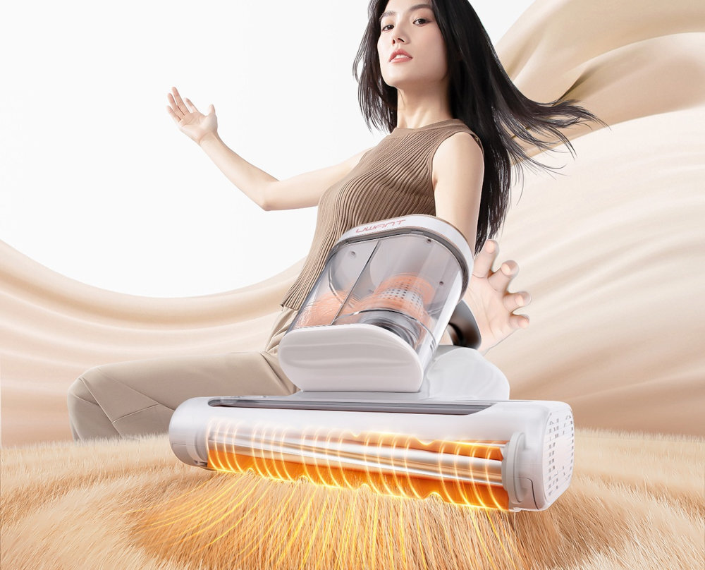 Odkurzacz ręczny UWANT M600 Biały Głębokie czyszczenie 3w1 usuwa kurz, roztocza i alergeny z wnętrza tkanin zdrowe środowisko w sypialni