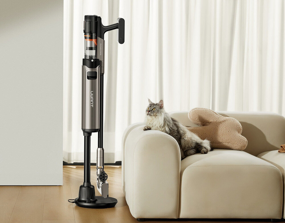 Odkurzacz UWANT V600 Automatyczne opróżnianie Stacja z funkcją automatycznego opróżniania  worek pojemność higiena