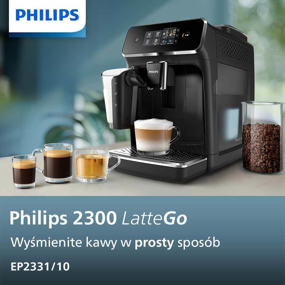 Philips LatteGo 2300 ekspres dostępny w sklepach Media Expert