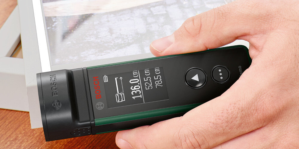 Dalmierz laserowy BOSCH Zamo 06036729Z0 wyswietlacz cieklokrystaliczny podswietlenie