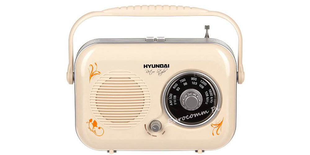 Radio HYUNDAI PR100B Analogowe Przenośne muzyka odsluch retro 