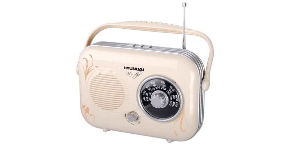 Radio HYUNDAI PR100B Analogowe Przenośne funkcjonalnosc odtwarzanie wyglad mobilnosc