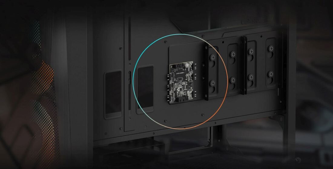  Obudowa GIGABYTE C301 Glass  - ARGB Connector Hub 