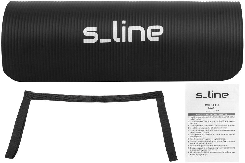 Mata do jogi S-LINE SA006KB Niebieski zestaw pasek na ramie dokumentacja