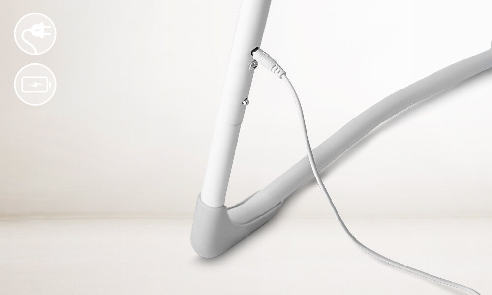 Bujaczek MOMI Liss Beżowy Swoboda zasilania Możliwość zasilania na baterie  przy użyciu dołączonego adaptera dopasowanie korzystanie