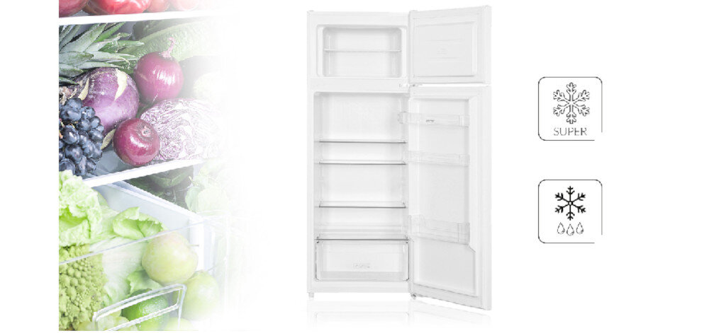 Lodówka MPM 206-CZ-22 Biała odszrananie automatyczne 