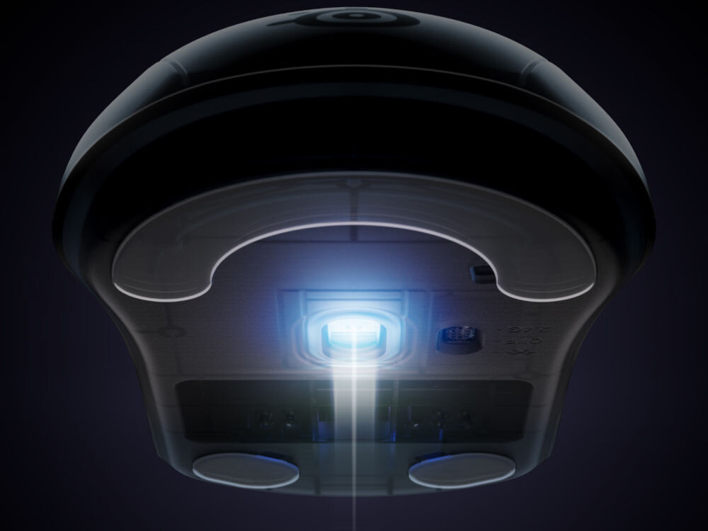 Mysz STEELSERIES Rival 3 Wireless Gen 2 widok od dołu sensor optyczny TrueMove Air Rozdzielczość 18 000 DPI prędkość 400 IPS przyspieszenie 40g