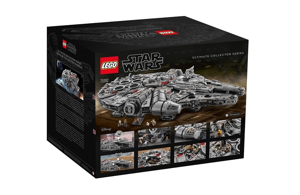 LEGO Star Wars Sokół Millennium 75192  kreatywna zabawa prawidłowy rozwój merytoryczny dziecka klocki figurki minifigurki bez zasilania klasyczna zabawa wysoka jakość lego wielogodzinna zabawa 