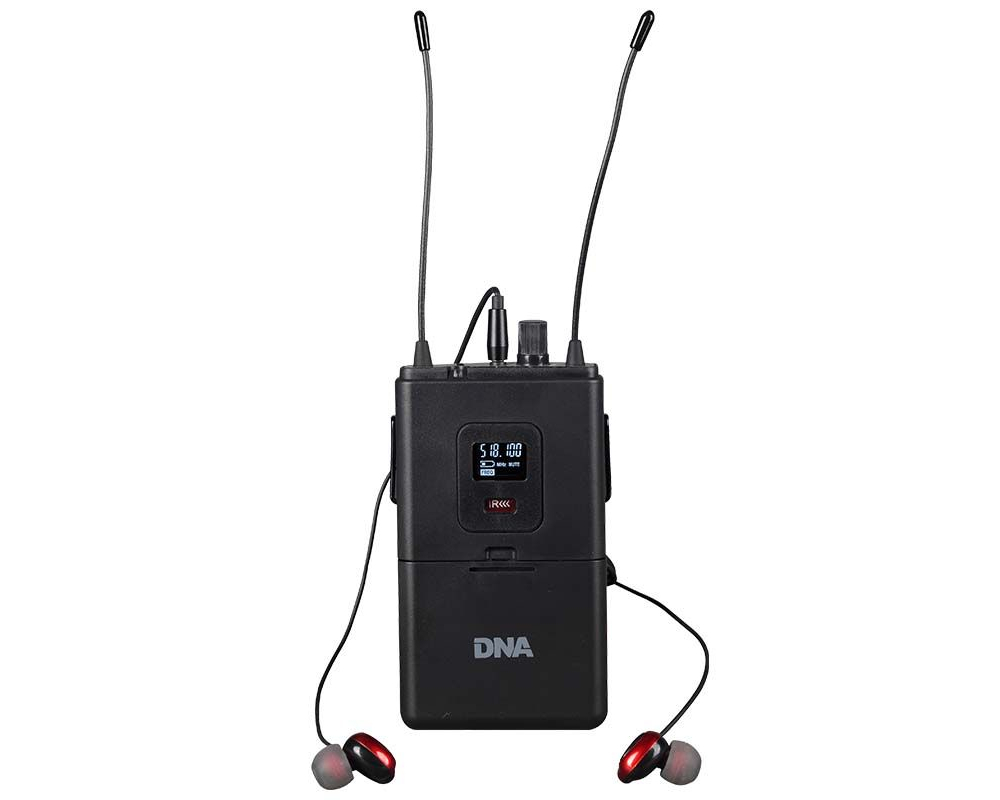 Odsłuch douszny DNA IN-EAR + Monitor odbiornik wyświetlacz nadajnik