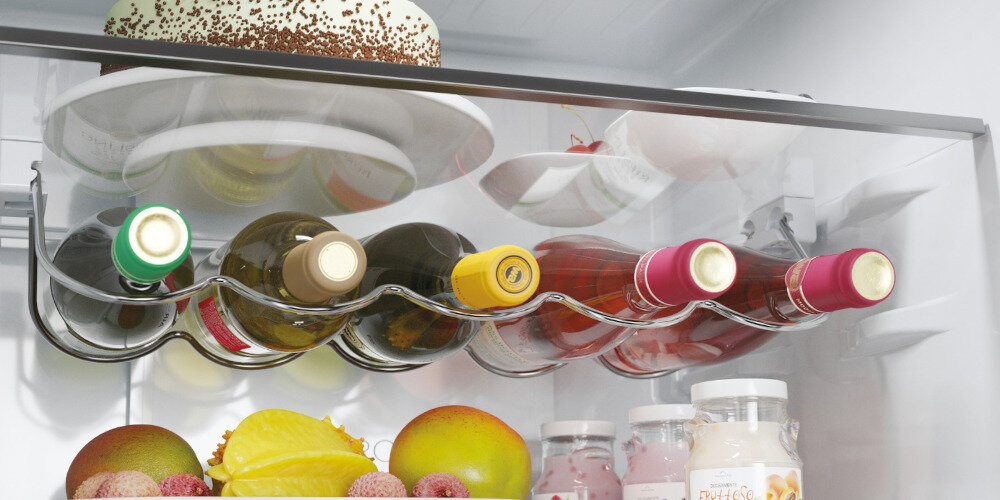 LODÓWKA HAIER HTW5618ENPW 3D szkło hartowane bezpieczne stabilne trwałe solidne półki