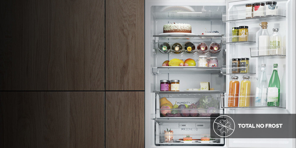 LODÓWKA HAIER HTW5618ENPW 3D Total No Frost bez szronu lodu bez ręcznego rozmrażania wygoda komfort