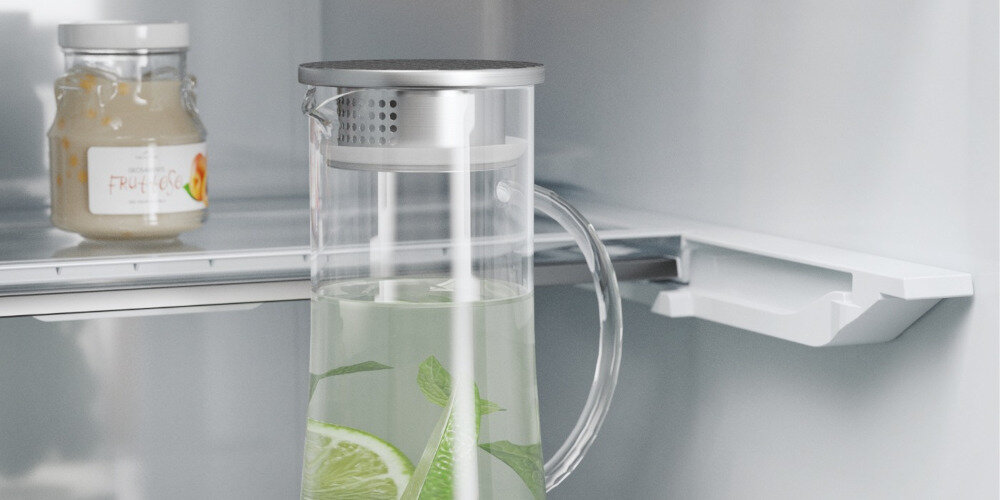 LODÓWKA HAIER HTW5618ENPW 3D Składana półka większe przedmioty produkty organizacja przestrzeni złożenie elastyczność organizacja przestrzeni