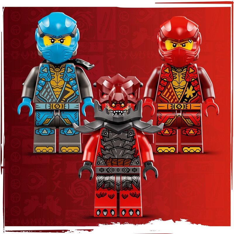 Trzy minifigurki NINJAGO®
