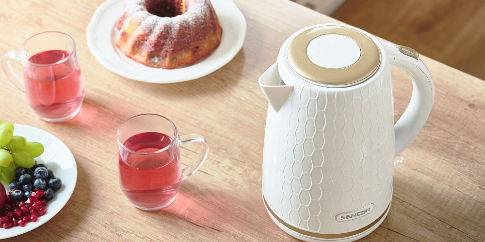 Czajnik SENCOR SWK 7200 Biały Pojemność 1,7  kawa herbata gorące napoje