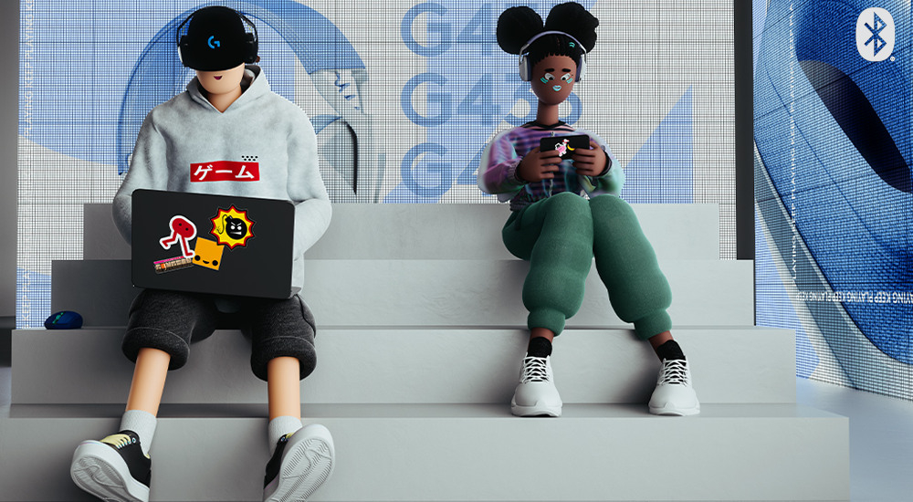 SŁUCHAWKI LOGITECH G435 CZARNE lightspeed bluetooth swoboda korzystania