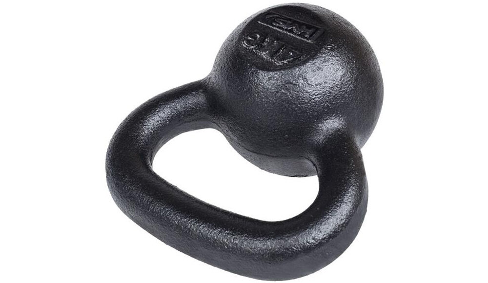 Kettlebell HMS KZG04 (4 kg) kettlebell na białym tle leży na płasko korpus wykonany z żeliwa duża odporność na uszkodzenia i odkształcenia solidna konstrukcja utrzymuje stałą wagę i równowagę wspiera regularne treningi bez potrzeby częstej wymiany czy dodatkowych kosztów