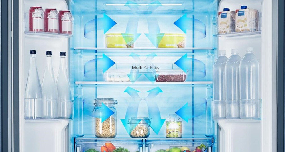 Lodówka HISENSE RQ760N4SASE Side by side Kostkarka Multi Air Flow