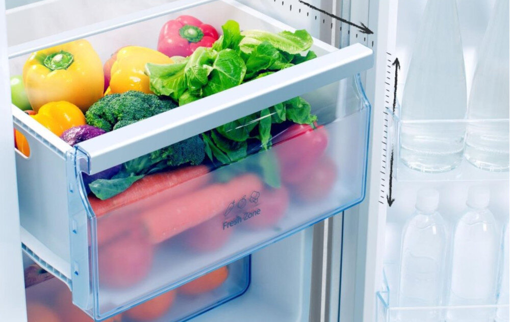 Lodówka HISENSE RQ760N4SASE Side by side Kostkarka komora na warzywa i owoce Fresh Crisper