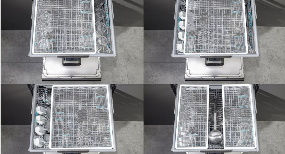 ZMYWARKA HISENSE HV693A65AD Ruchomy trzeci kosz szuflada na sztućce przybory kuchenne