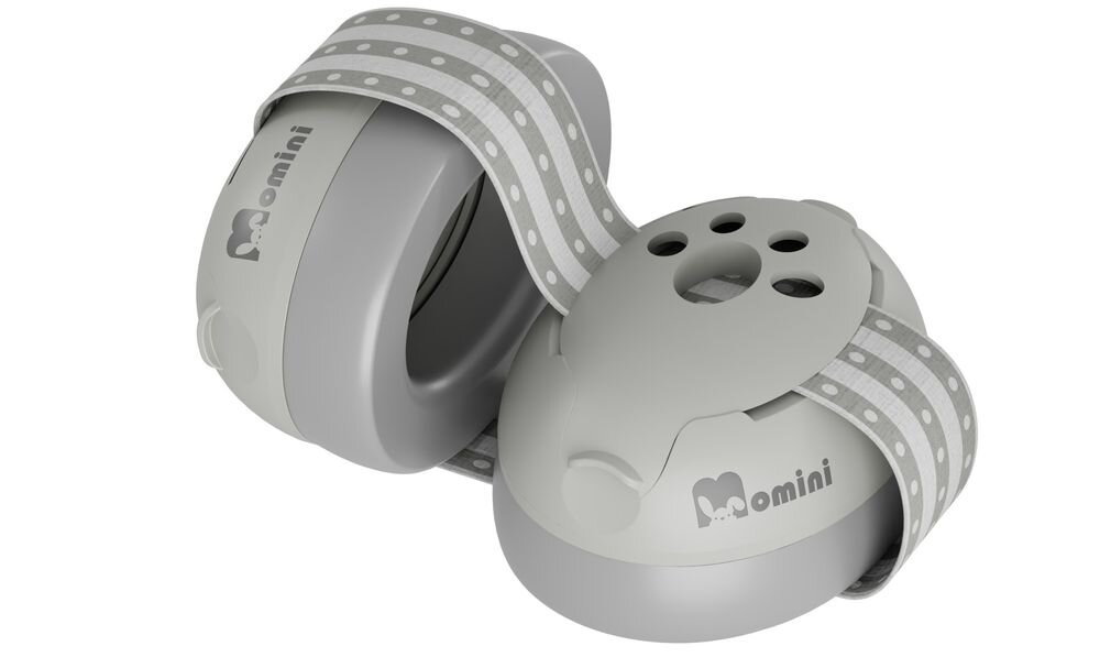 Słuchawki wygłuszające MOMINI Mimi redukcja hałasu dzieci koncert wesele podróż ochrona słuchu, słuchawki wygłuszające na białym tle