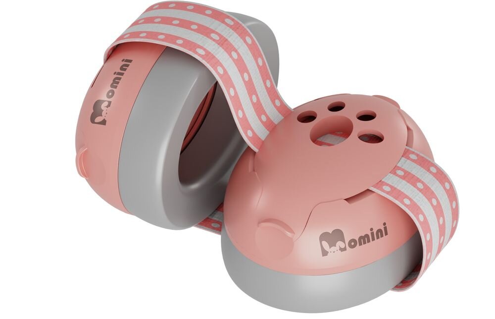 Słuchawki wygłuszające MOMINI Mimi redukcja hałasu dzieci koncert wesele podróż ochrona słuchu, słuchawki wygłuszające na białym tle