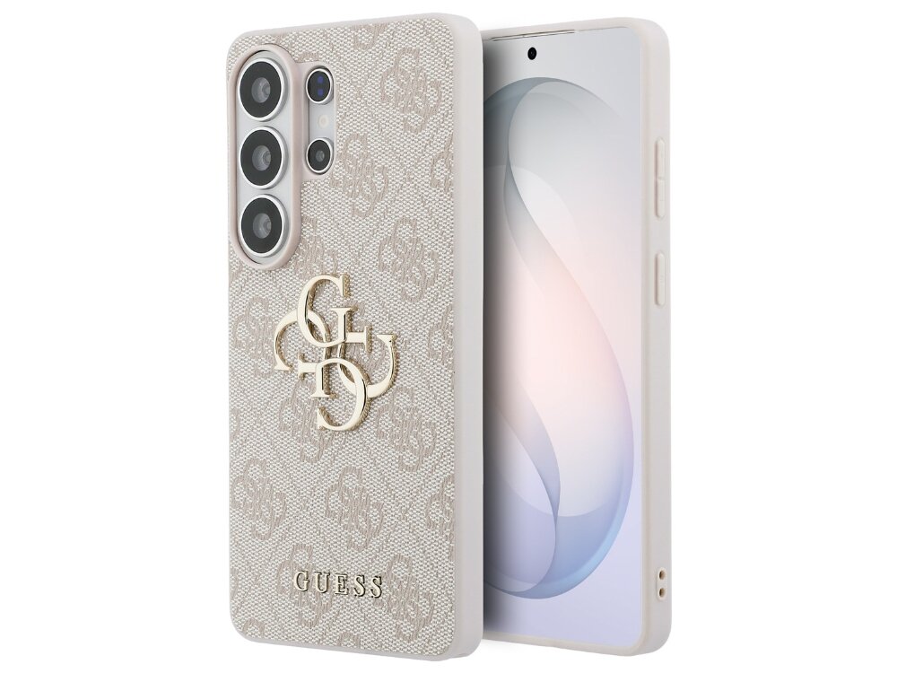 Etui GUESS 4G Big Metal Logo do Samsung Galaxy S26 Ultra Różowy - eleganckie, metalowe logo, szykowne