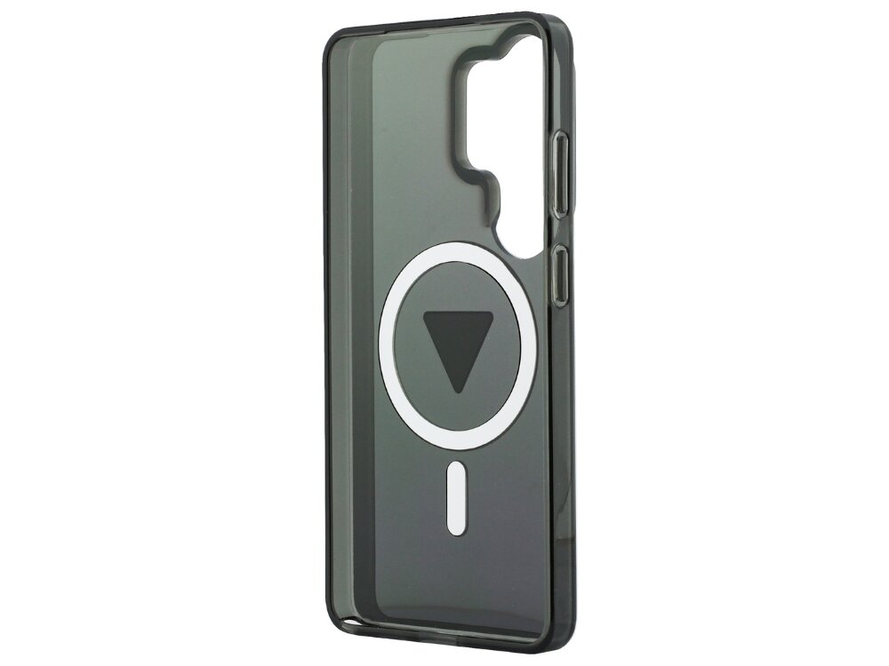Etui GUESS IML Gradient Triangle MagSafe do Samsung Galaxy S26 Ultra Czarny - wytrzymałe, MagSafe, ochrona ekranu i aparatu