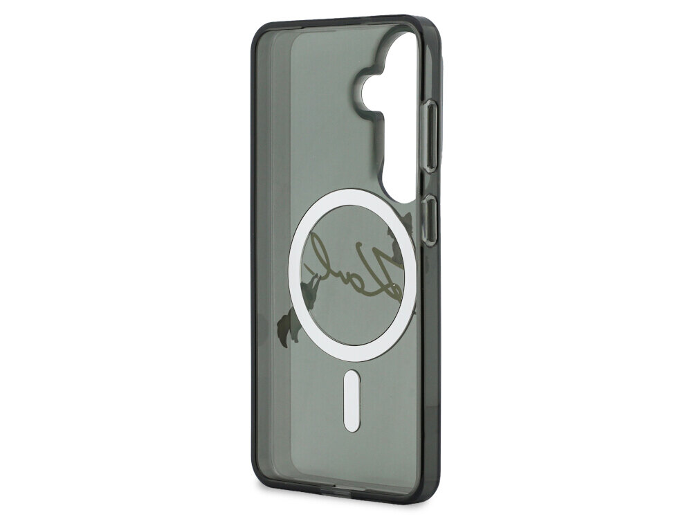Etui KARL LAGERFELD IML KC Script MagSafe do Samsung Galaxy S26 Czarny - TPU, PC, wytrzymałe, ochrona telefonu