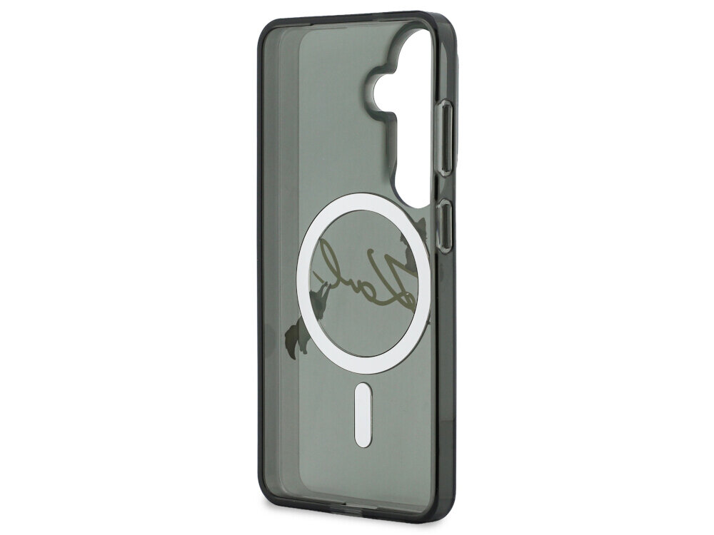 Etui KARL LAGERFELD IML KC Script MagSafe do Samsung Galaxy S26+ Czarny - TPU, PC, wytrzymałe, ochrona telefonu
