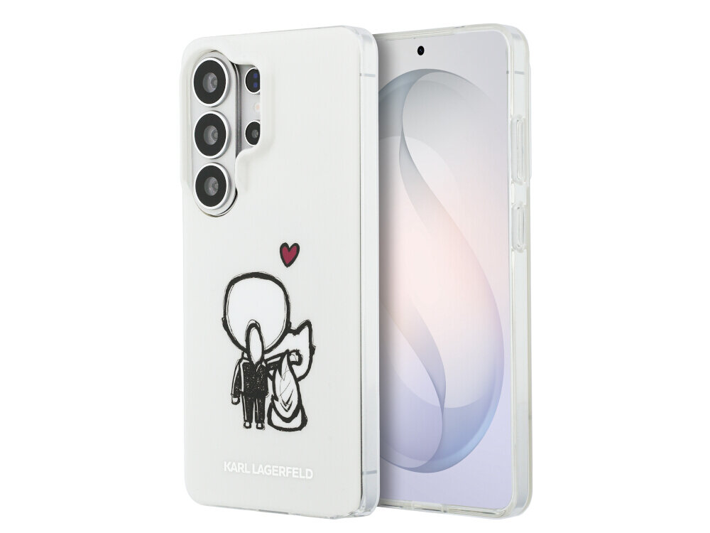 Etui KARL LAGERFELD IML Karl&Choupette MagSafe do Samsung Galaxy S26 Ultra Przezroczysty - eleganckie, wytrzymałe, unikalny design