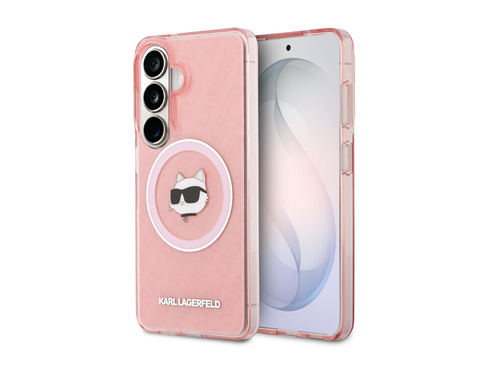 Etui KARL LAGERFELD IML Repeated Choupette MagSafe do Samsung Galaxy S26 Różowy - eleganckie, wytrzymałe, luksusowy design
