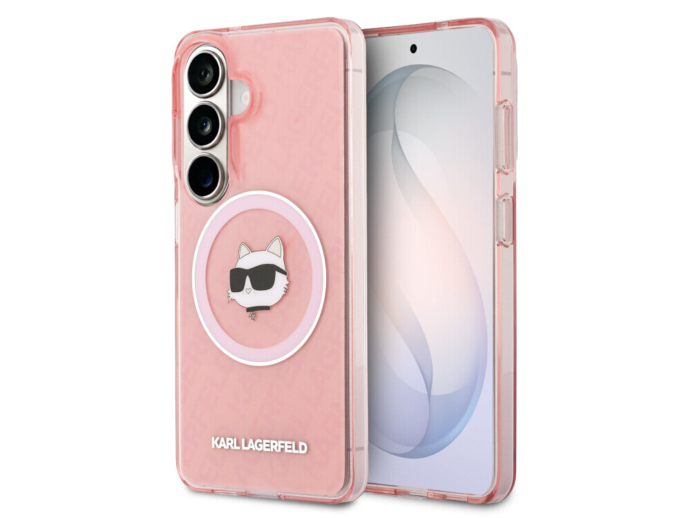 Etui KARL LAGERFELD IML Repeated Choupette MagSafe do Samsung Galaxy S26+ Różowy - eleganckie, wytrzymałe, luksusowy design