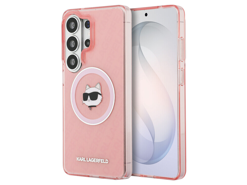 Etui KARL LAGERFELD IML Repeated Choupette MagSafe do Samsung Galaxy S26 Ultra Różowy - eleganckie, wytrzymałe, luksusowy design