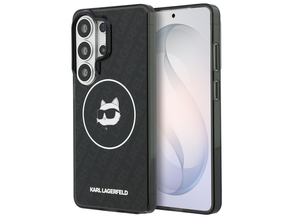 Etui KARL LAGERFELD IML Repeated Choupette MagSafe do Samsung Galaxy S26 Ultra Czarny - eleganckie, wytrzymałe, luksusowy design
