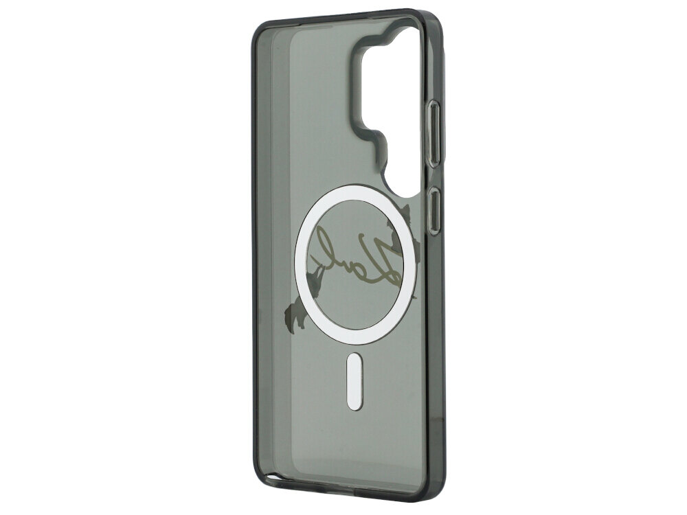 Etui KARL LAGERFELD IML KC Script MagSafe do Samsung Galaxy S26 Ultra Czarny - TPU, PC, wytrzymałe, ochrona telefonu