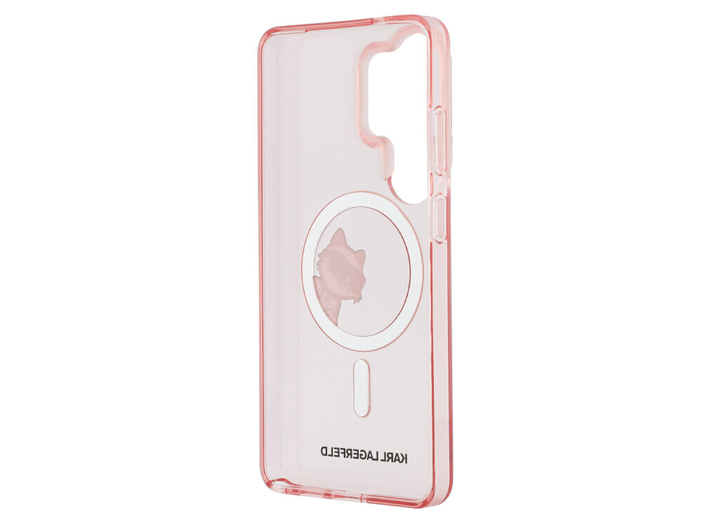 Etui KARL LAGERFELD IML Peekaboo Choupette MagSafe do Samsung Galaxy S26 Ultra Różowy - wytrzymałe, elastyczne, MagSafe