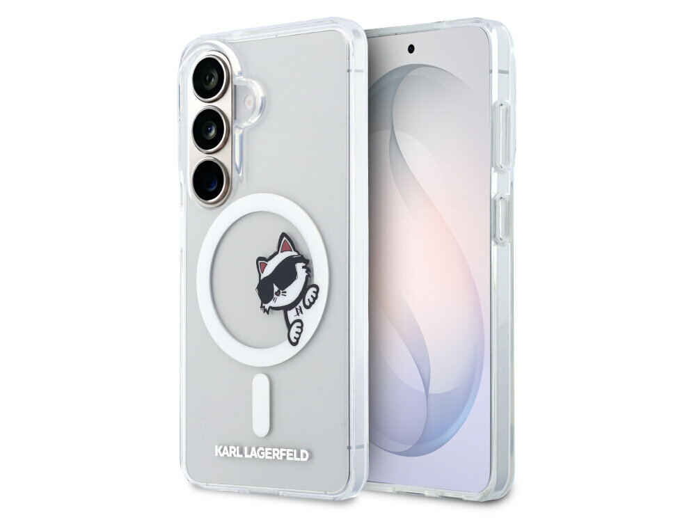 Etui KARL LAGERFELD IML Peekaboo Choupette MagSafe do Samsung Galaxy S26 Przezroczysty - przezroczyste, PC/TPU, MagSafe