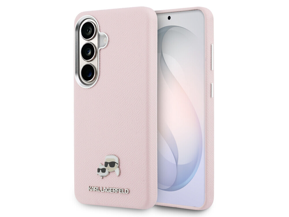 ETUI KARL LAGERFELD SAFFIANO KC METAL LOGO GALAXY S26 różowy - skóra ekologiczna, wytrzymałe, luksusowy design
