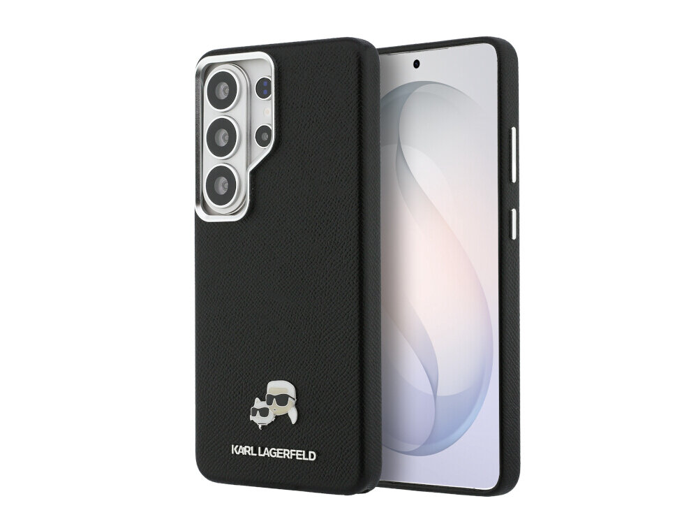 ETUI KARL LAGERFELD SAFFIANO KC METAL LOGO GALAXY S26 Ultra czarny - skóra ekologiczna, wytrzymałe, luksusowy design