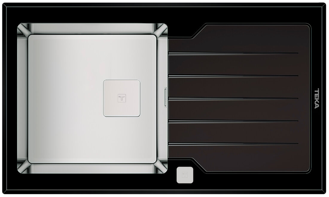 Zlewozmywak TEKA Diamond RS15 1B 1D 86 Czarny technologia SilentSmart nakladki wygluszajace uzytkowanie mozliwosci zalety wyposazenie