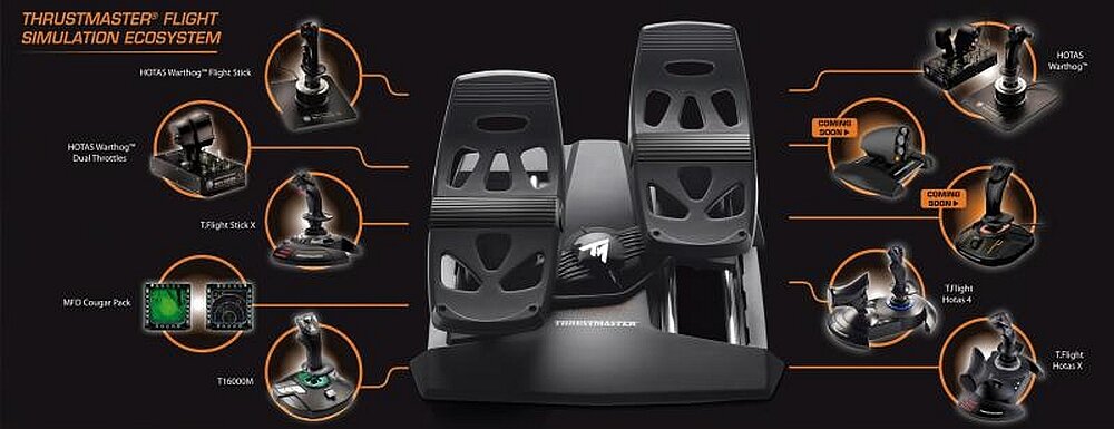 Pedały samolotowe THRUSTMASTER T.Flight Rudder Pedals kompatybilne