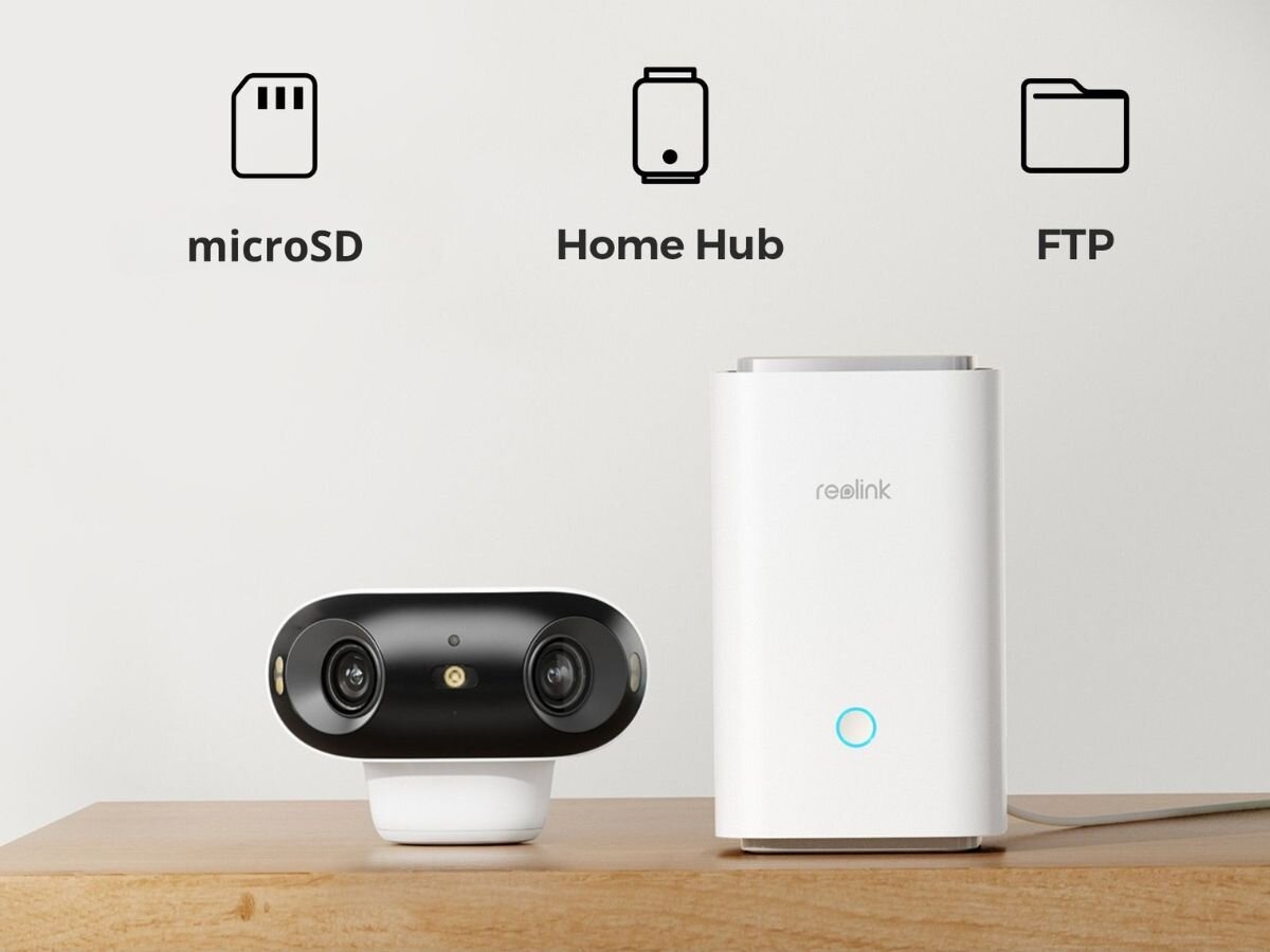 REOLINK Argus Series B740X microSD 512 GB chmurze Reolink kontrolę nad nagraniami - kamera na blacie