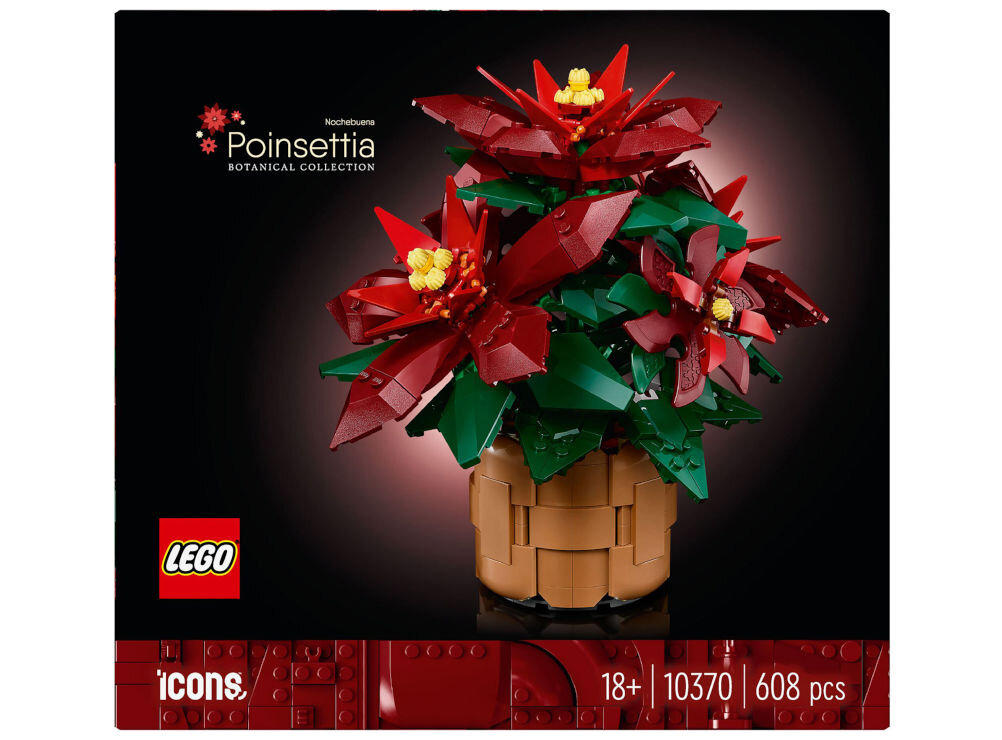LEGO 10370 ICONS Gwiazda Betlejemska produkt przeznaczony dla osbów powyżej 18 roku życia