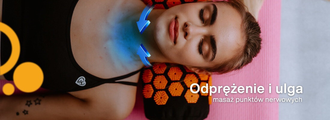 Mata do akupresury MEDIVON Chronos ECO XXL redukcja napięcie ból łagodzenie