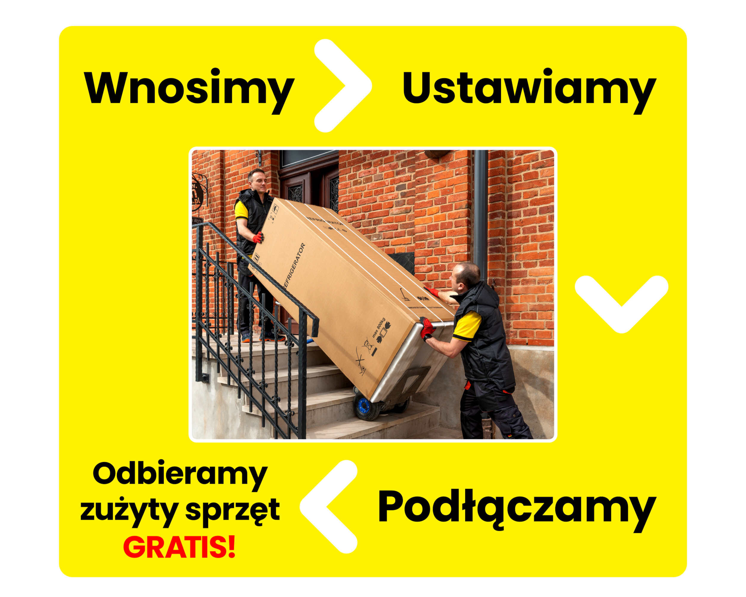 Zamrażarka AEG ATB81121AW zakupiony sprzęt wniesiemy podłączymy wypoziomujemy unieruchomiona w zabudowie zmieniamy kierunek otwierania drzwi sprzątamy po sobie zabieramy zużyte urządzenie