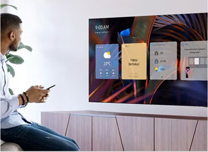 System Samsung Tizen z funckją Daily+ w telewizorach Samsung The Frame 2025