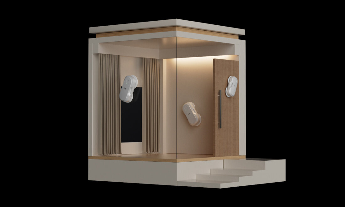 Robot do mycia okien HUTT DDC56 Biały wygląd design prezentacja wizualizacja Główna wygoda czyszczenia okien