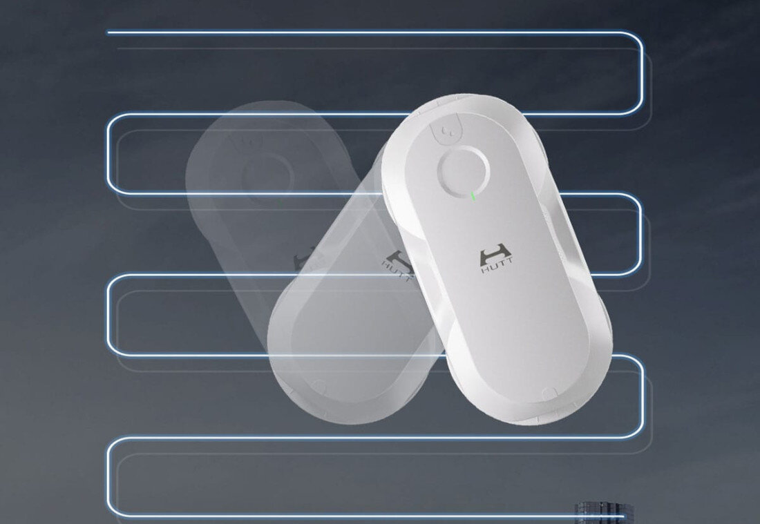 Robot do mycia okien HUTT DDC56 Biały planowanie pracy system HUTTSLAM 4.0 powierzchnia