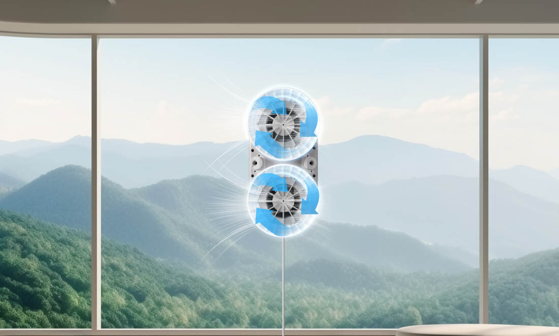 Robot do mycia okien HUTT DDC56 Biały Cisza i komfort pracy poziom głośności 30 testów jakościowych wiele cykli czyszczenia